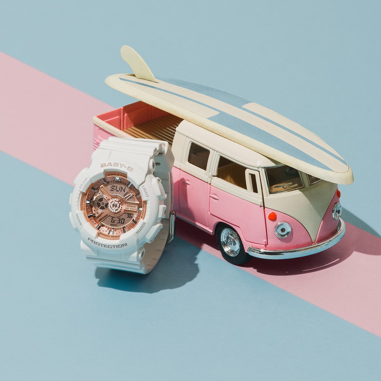 Baby G Digital & Analogue Watch White Series BA110X-7A1 / BA-110X-7A1