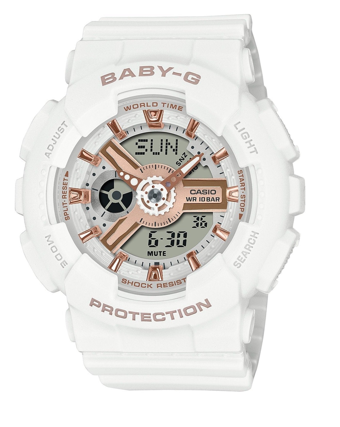 Baby G Digital & Analogue Watch Rose Gold Series BA110XRG-7A / BA-110XRG-7A