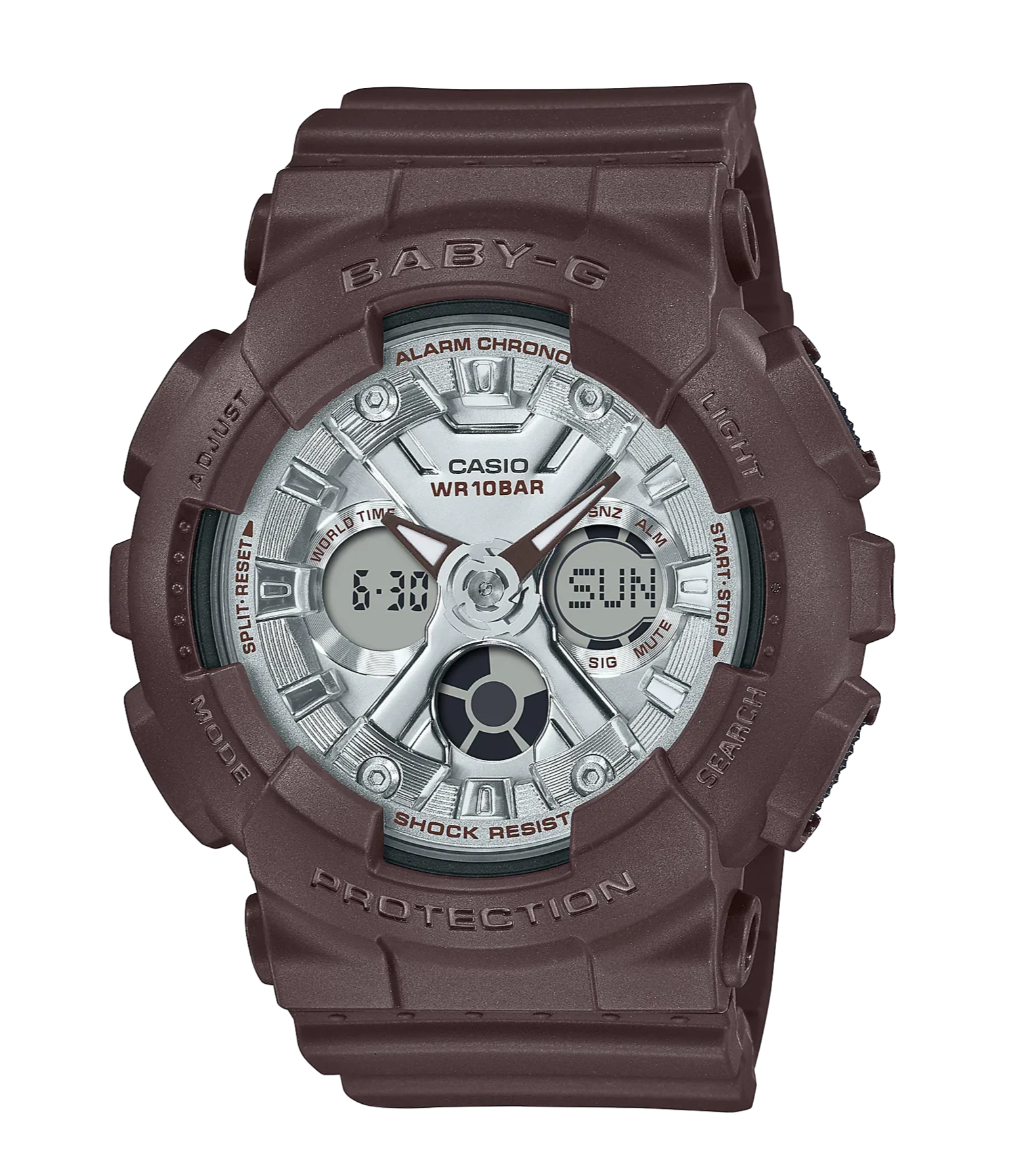Baby G Digital & Analogue Chocolate Series BA130SW-5A / BA-130SW-5A