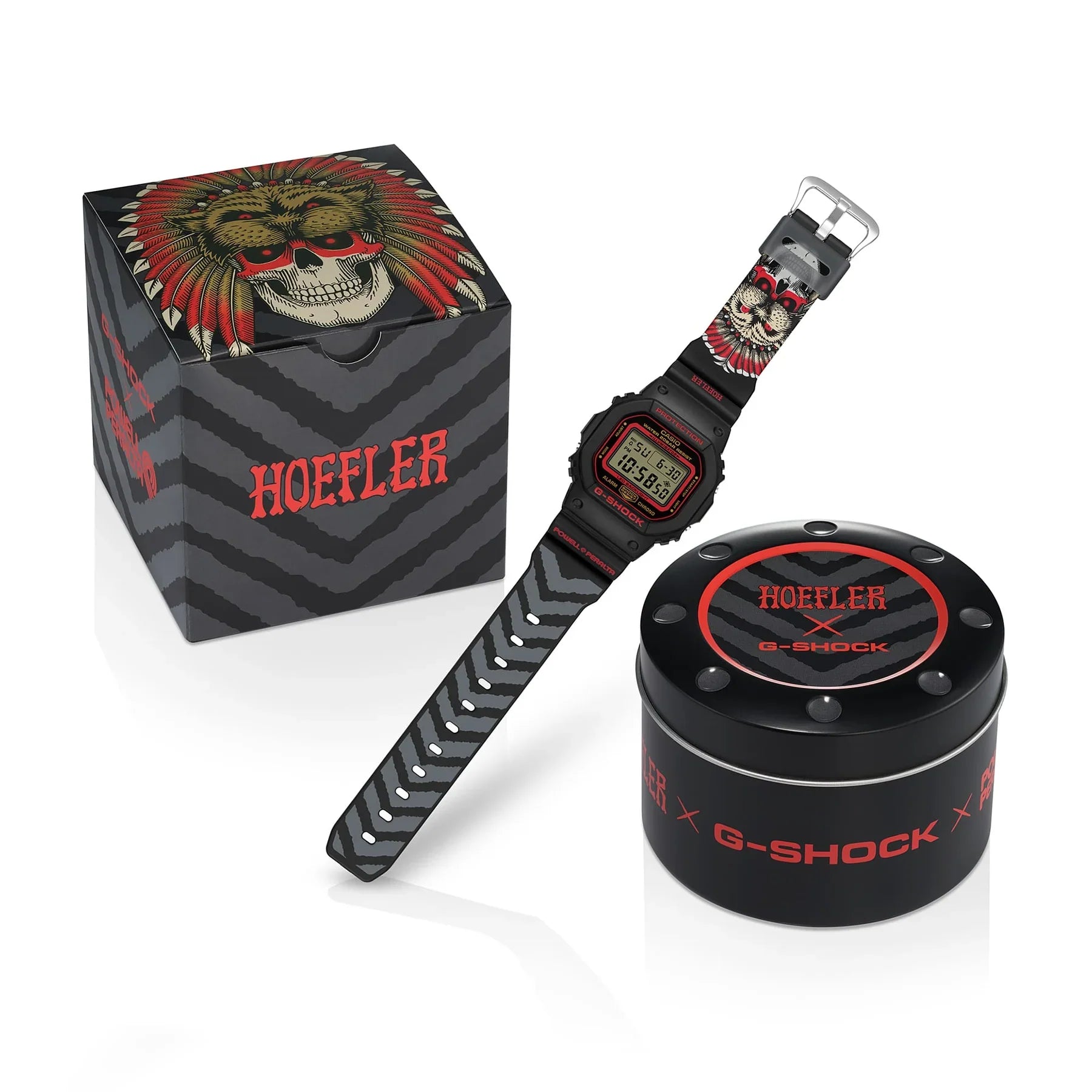 G-Shock x Kelvin Hoefler x Powell Peralta Collab DW5600KH-1D