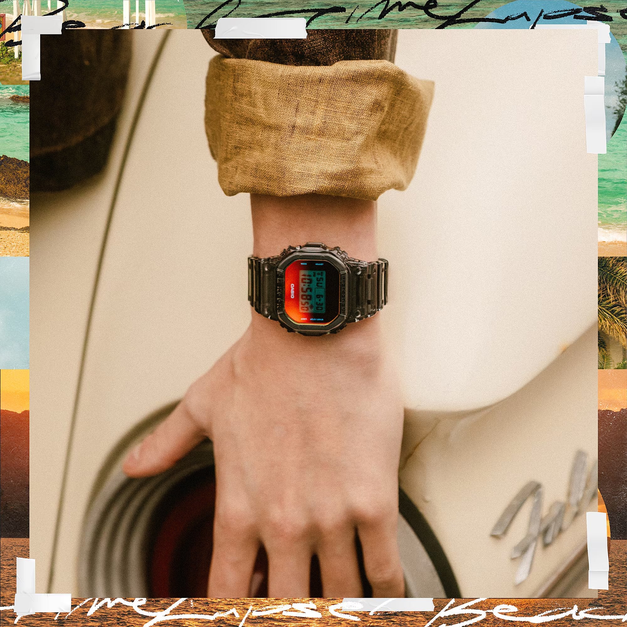 G Shock Beach Time Lapse Series DW5600TLS-8D