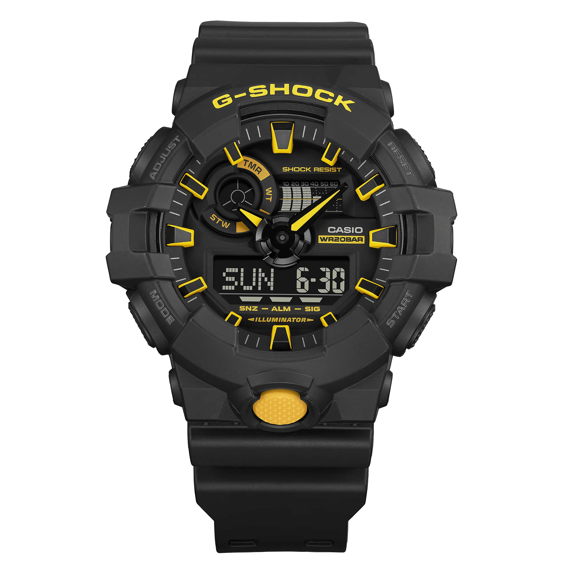 G-Shock Black & Yellow Caution Series GA700CY-1A