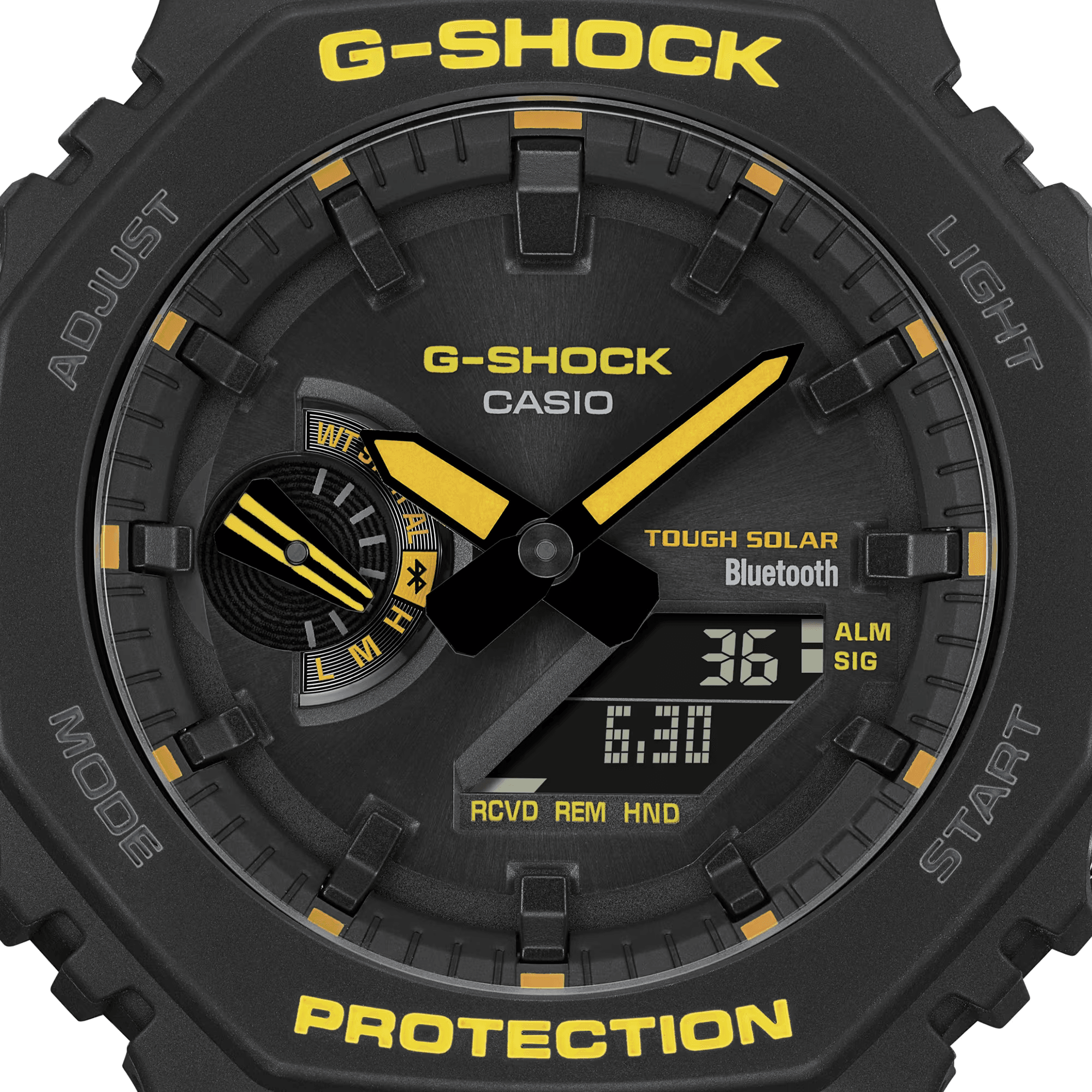 G-Shock Solar Casioak Black & Yellow Caution Series GAB2100CY-1A