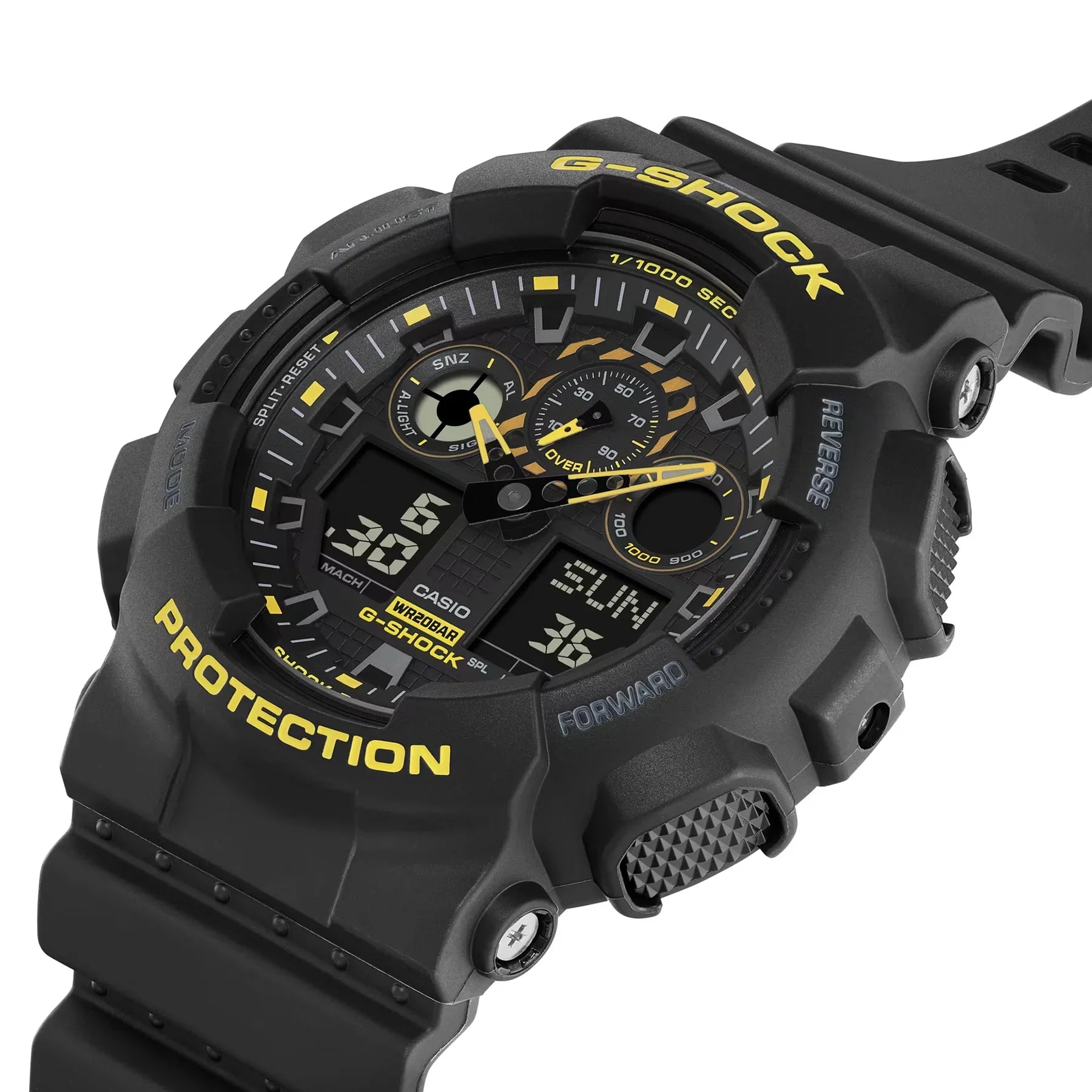 G-Shock Black & Yellow Caution Series GA100CY-1A