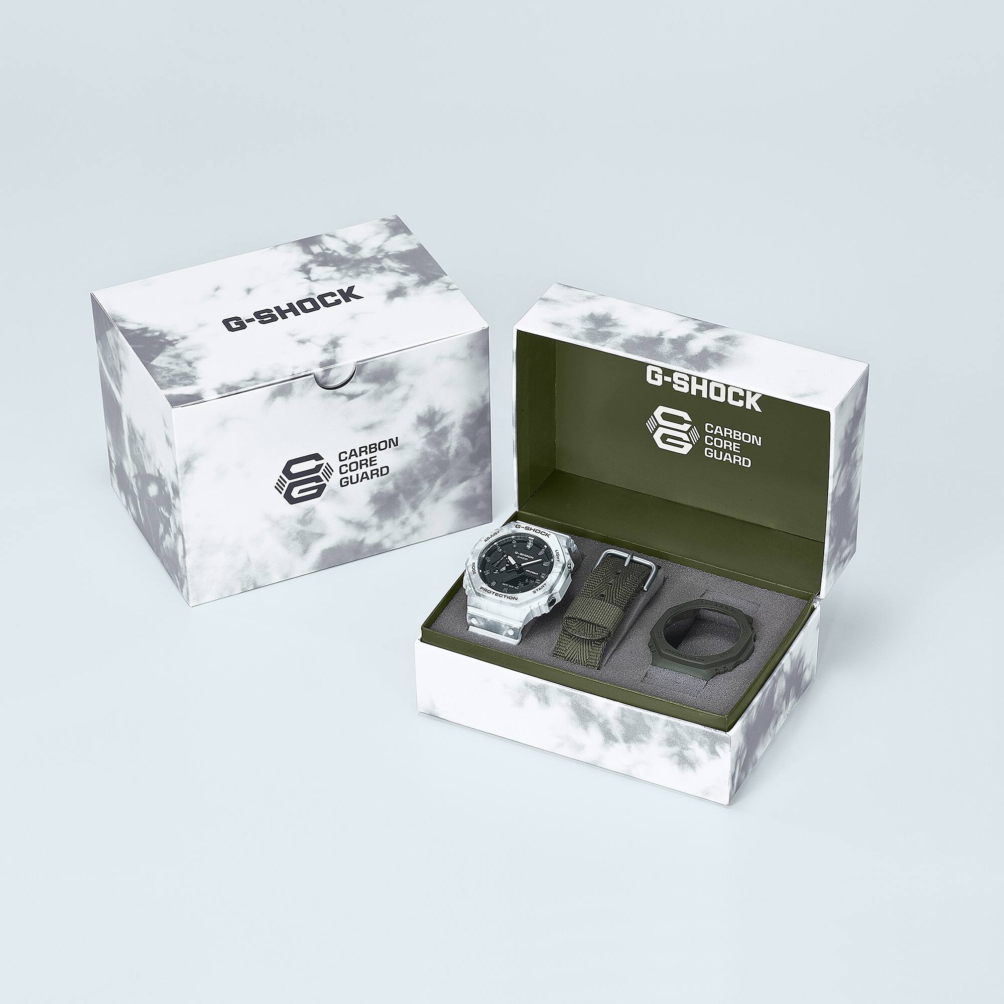 G-Shock Digital & Analogue Watch Casioak Frozen Forest Series GAE2100GC-7A / GAE-2100GC-7A