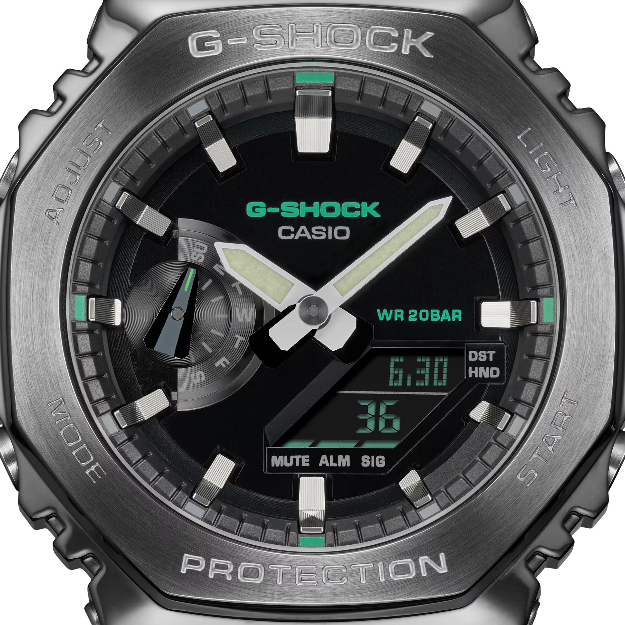 G-Shock Digital & Analogue G Steel Metalized Casioak Series GM2100CB-3A