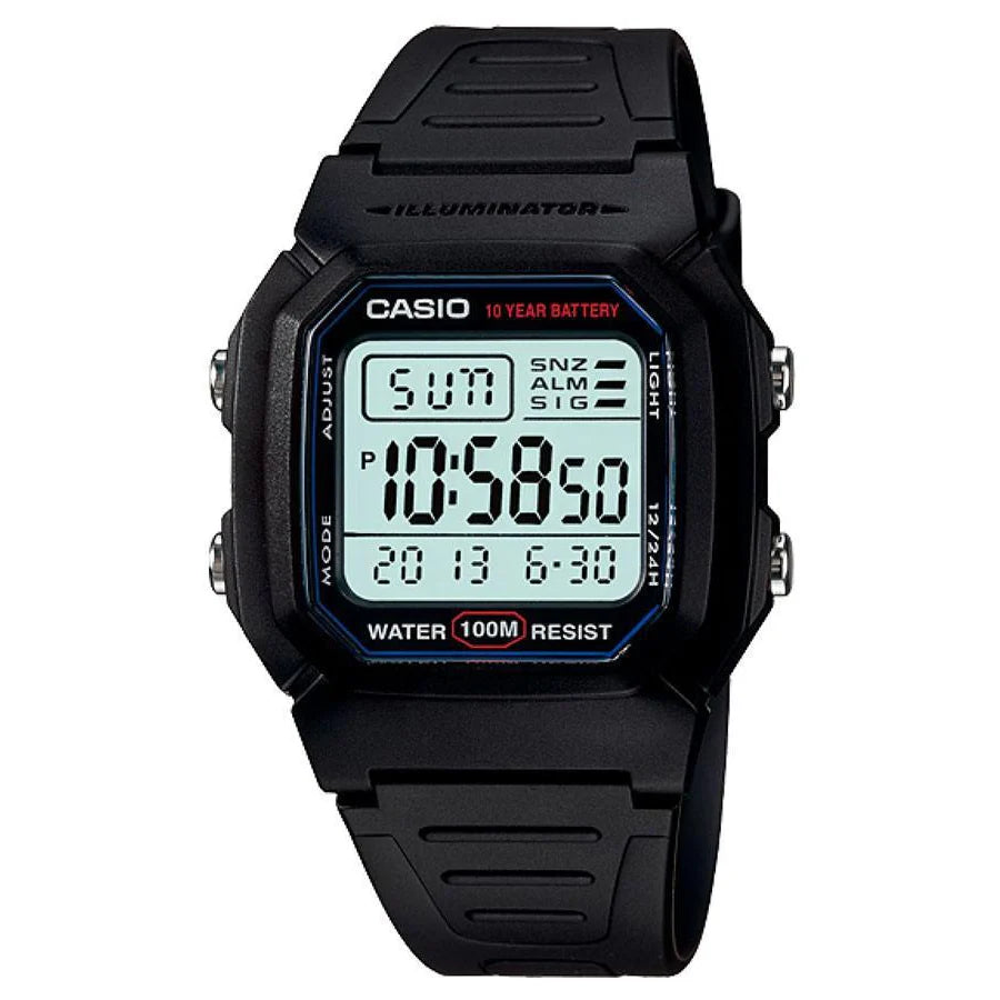 Casio 10 Year Battery Digital Watch W800H-1A