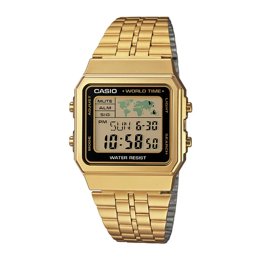 Casio Classic Unisex Digital Gold Vintage A500WGA-1DF