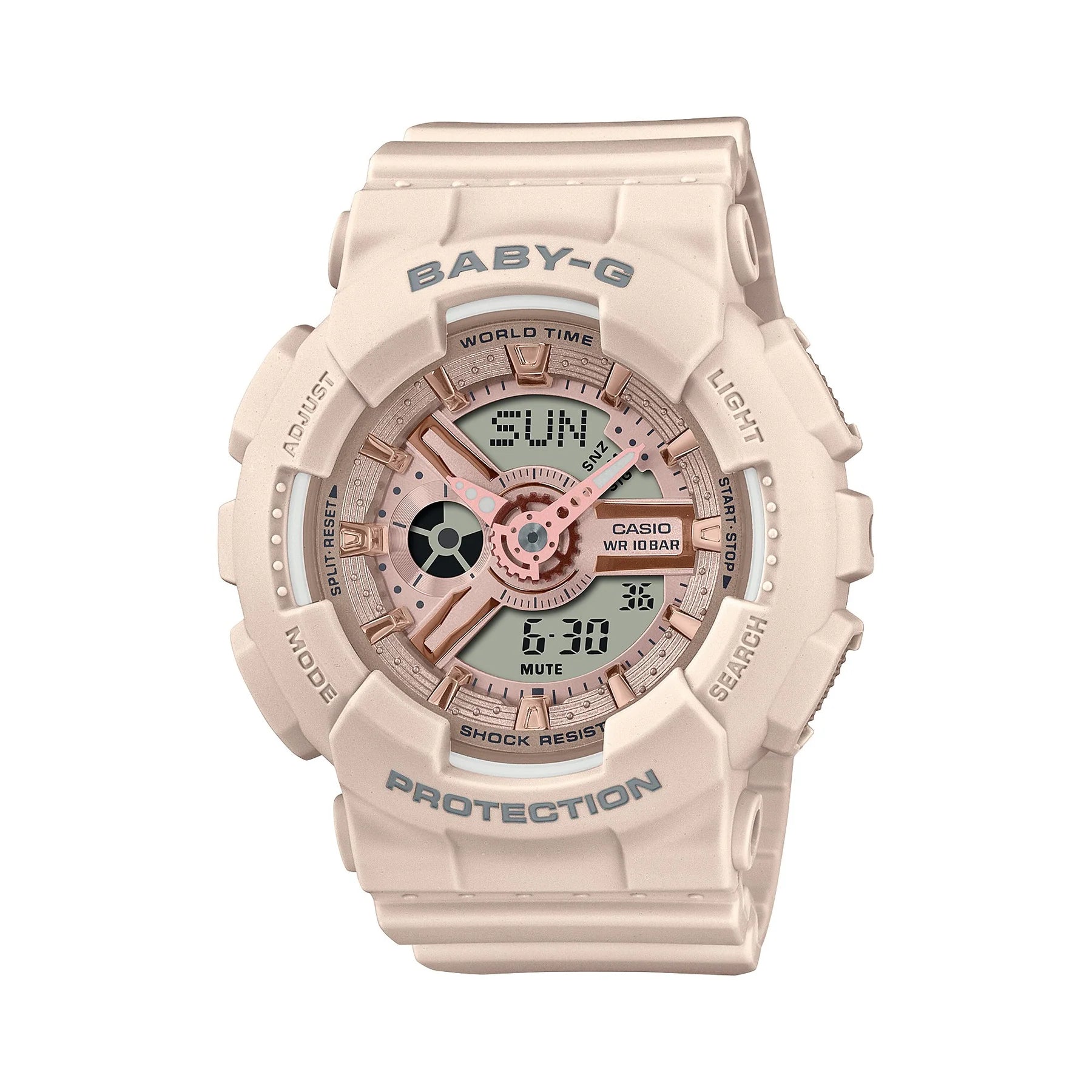 Baby G Digital & Analogue Watch Rose Gold Series BA110XCP-4A / BA-110XCP-4A