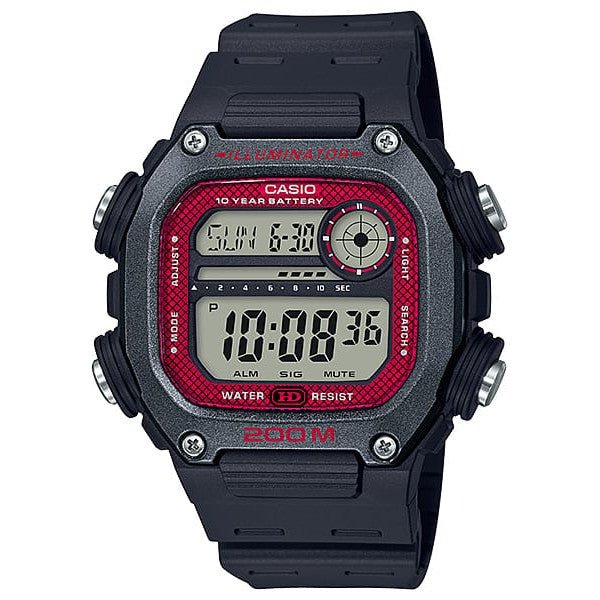 Casio Unisex Black Digital DW291H-1B/DW-291H-1BV