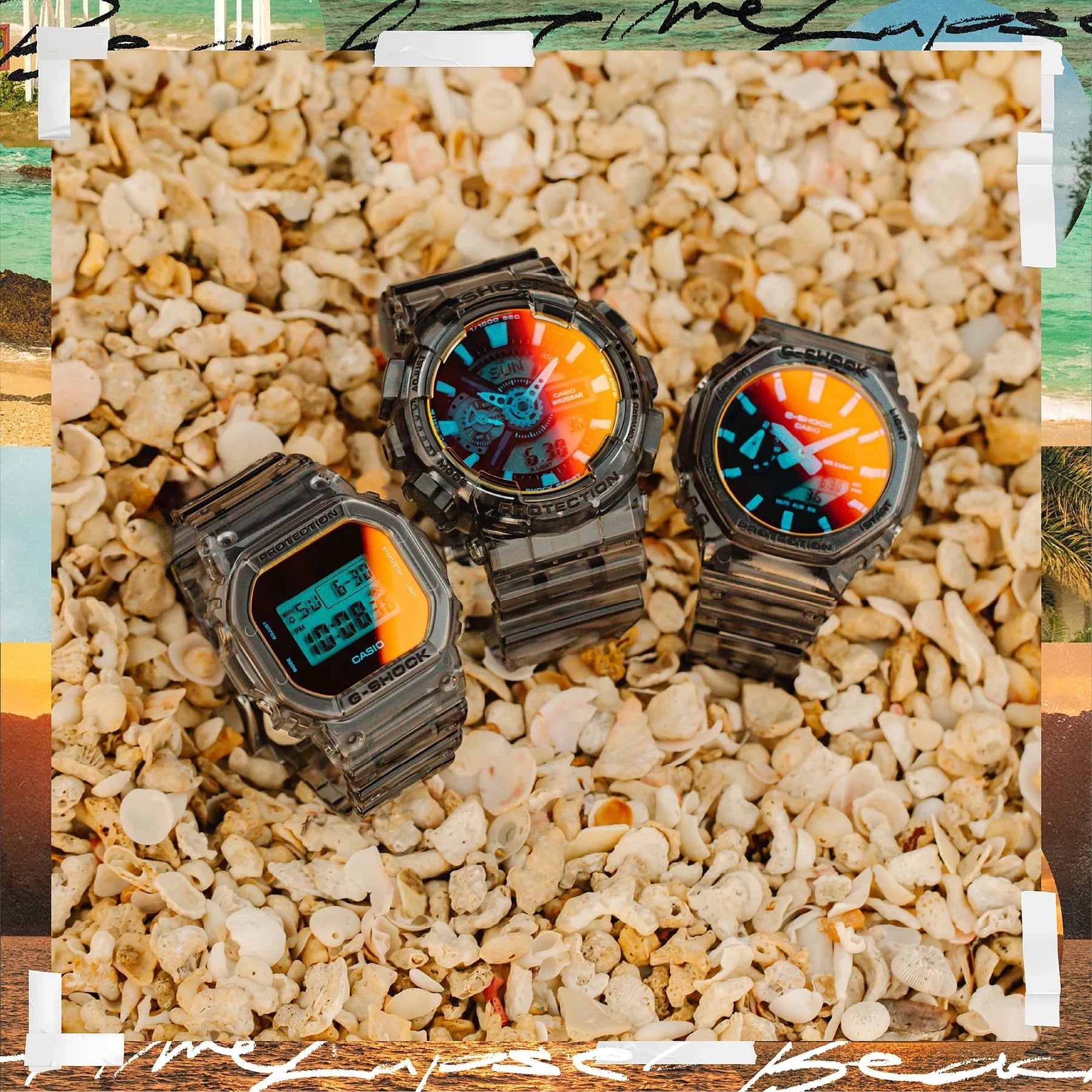 G Shock Beach Time Lapse Series DW5600TLS-8D