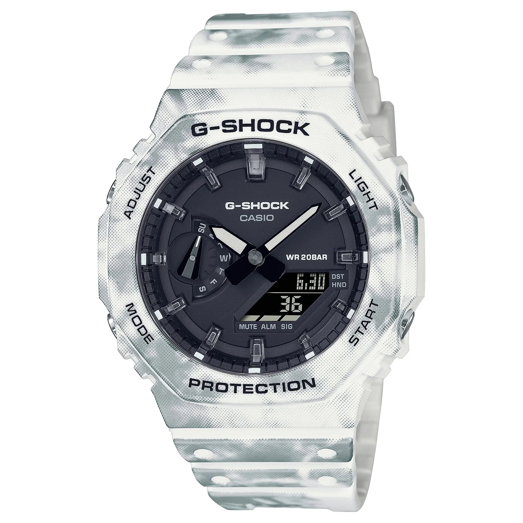 G-Shock Digital & Analogue Watch Casioak Frozen Forest Series GAE2100GC-7A / GAE-2100GC-7A
