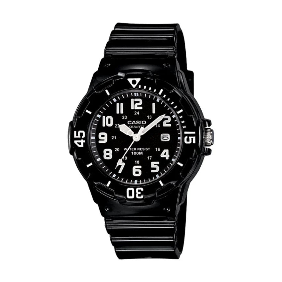 Casio Ladies Black Analogue LRW200H-1B/LRW-200H-1BV