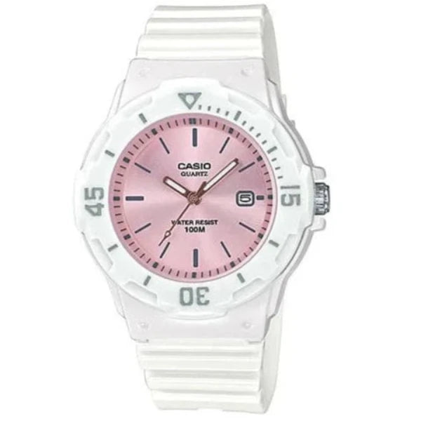 Casio Ladies White Analogue LRW200H-4E3/LRW-200H-4E3V