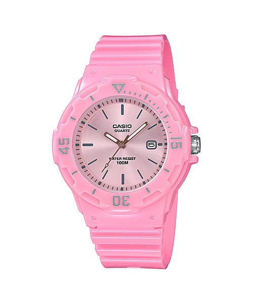 Casio Ladies Pink Analogue LRW200H-4E4/LRW-200H-4E4V