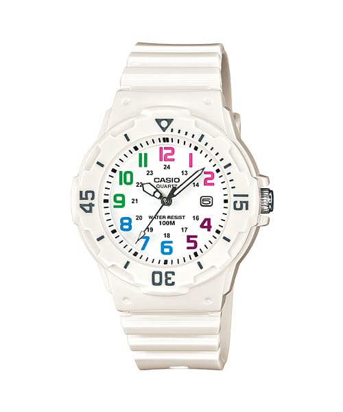Casio Ladies White Analogue LRW200H-7B/LRW-200H-7BV