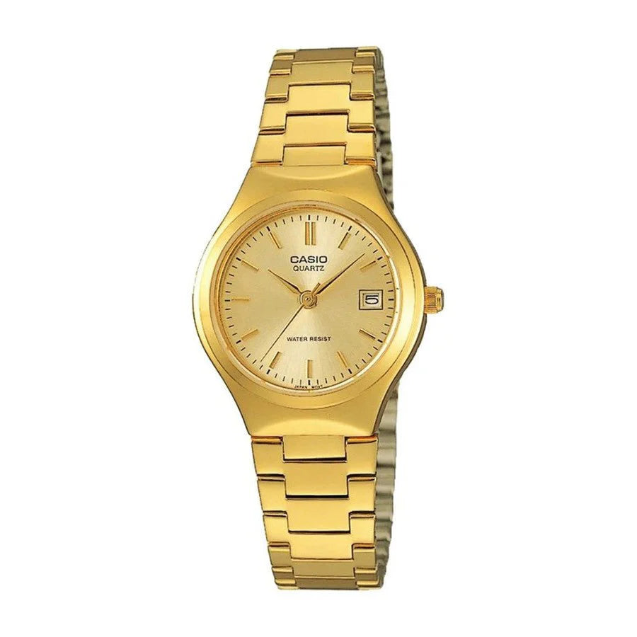 Casio gold watch womens clearance