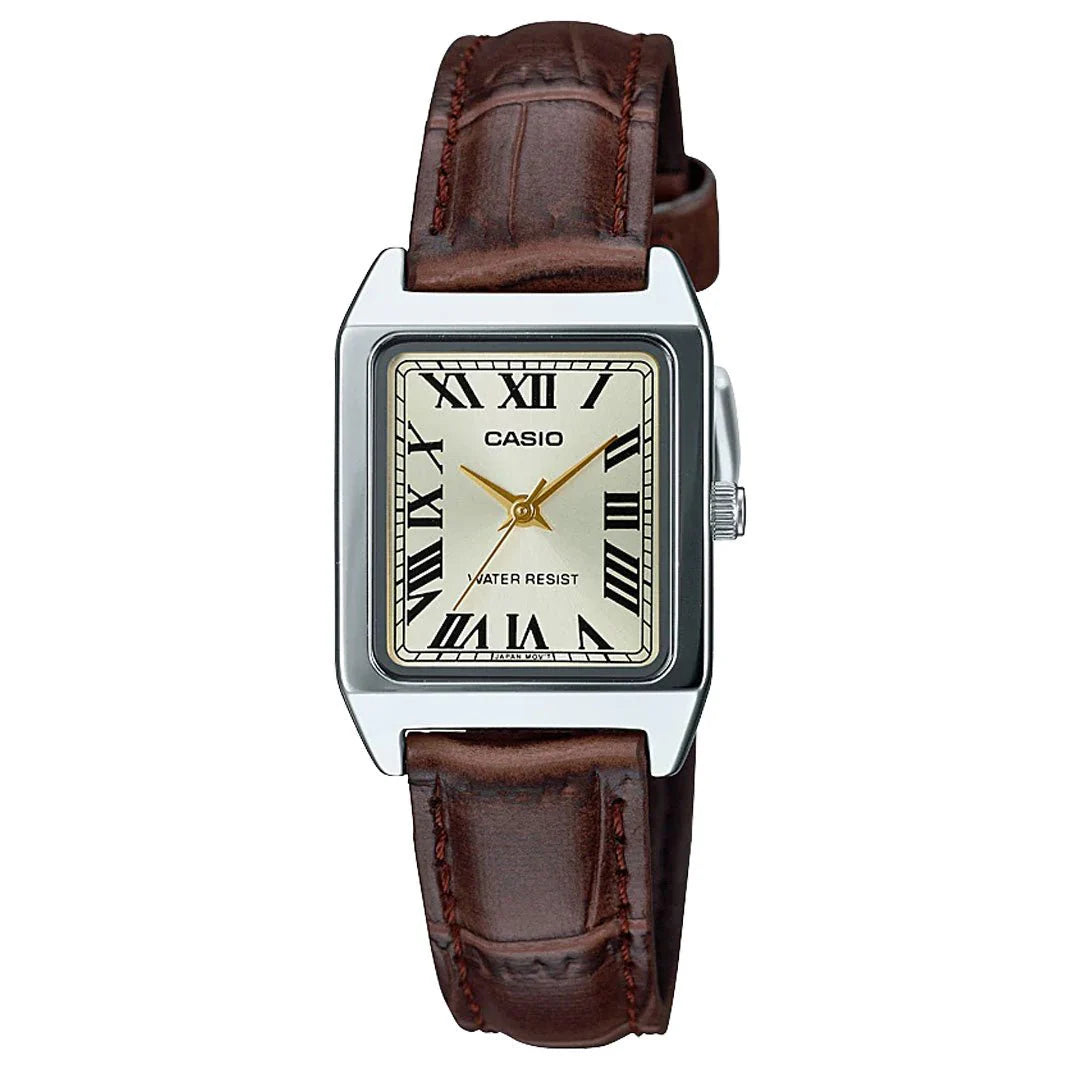 Casio Ladies Gold Analogue Casio Ladies LTPV007L-9B