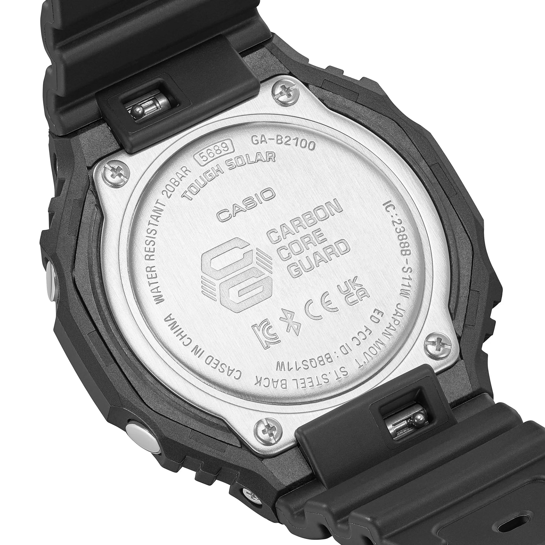 G-Shock Digital & Analogue Watch Solar Casioak Series GAB2100-1A1 / GA-B2100-1A1