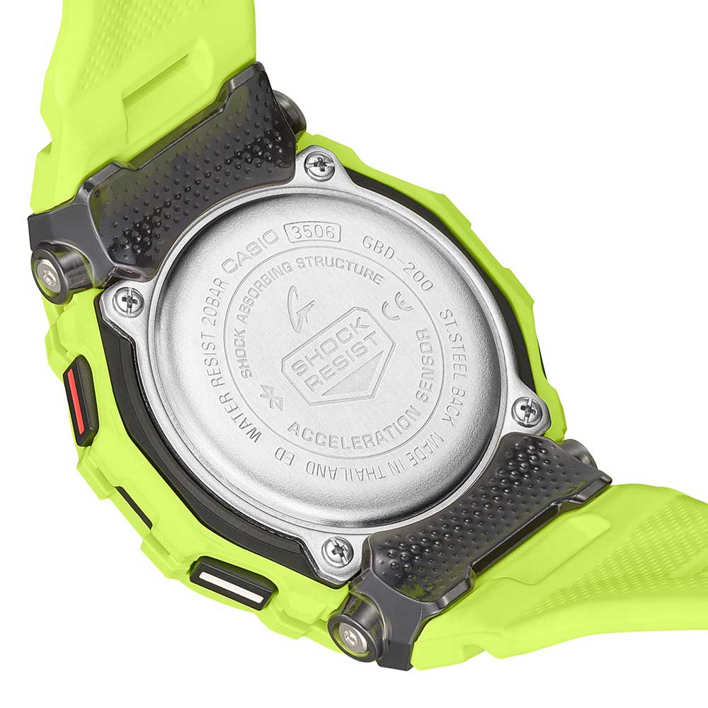 G-Shock Digital Bluetooth Fitness Watch G Squad Series GBD200-9D / GBD-200-9D