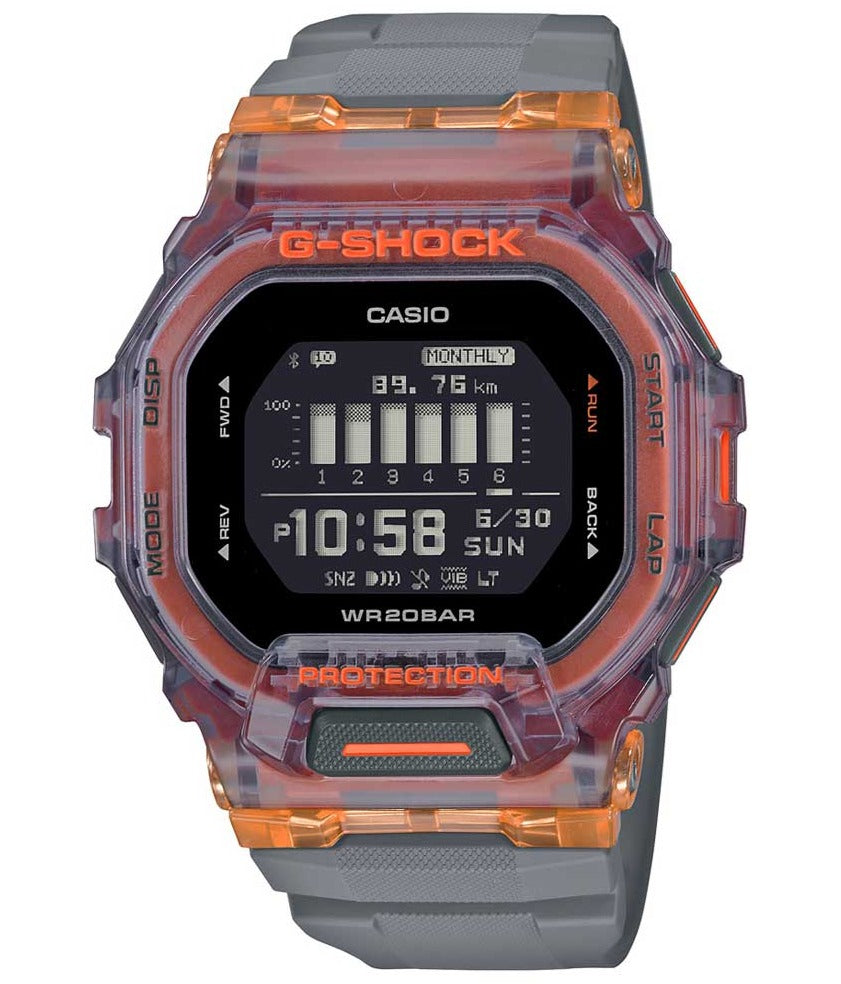 G-Shock Digital Bluetooth Fitness Watch G Squad Series GBD200SM-1A5 / GBD-200SM-1A5