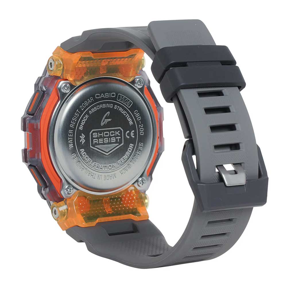 G-Shock Digital Bluetooth Fitness Watch G Squad Series GBD200SM-1A5 / GBD-200SM-1A5