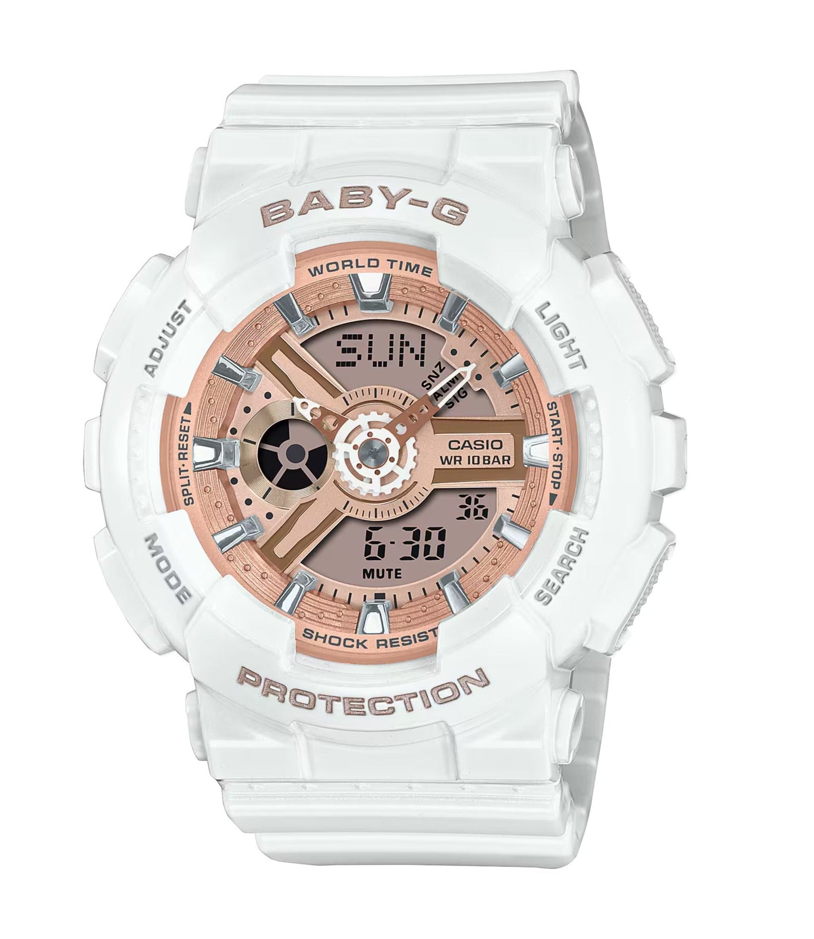 Baby G Digital & Analogue Watch White Series BA110X-7A1 / BA-110X-7A1
