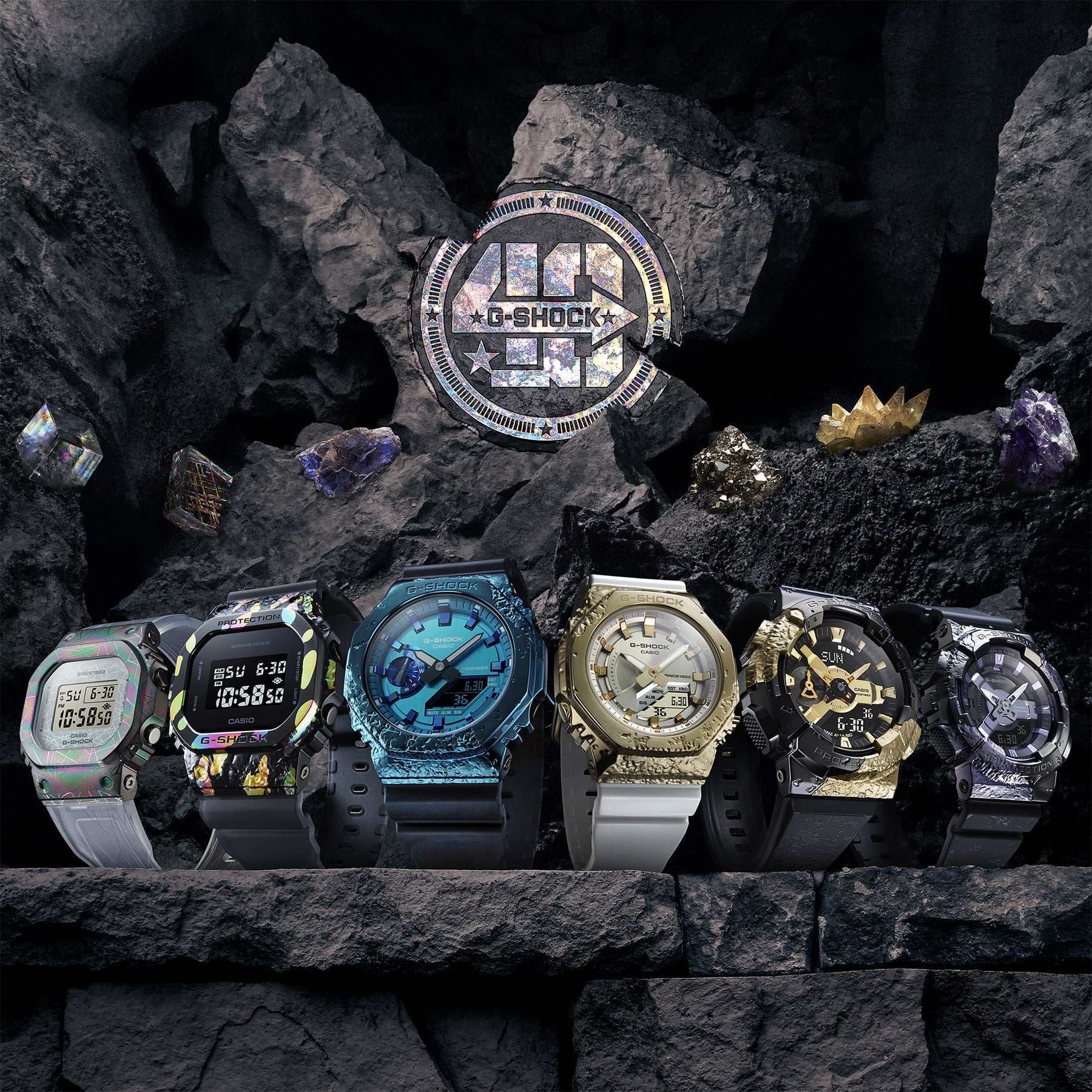 G-Shock 40th Anniversary Adventure Stone Series GM114GEM-1A9 / GM-114GEM-1A9