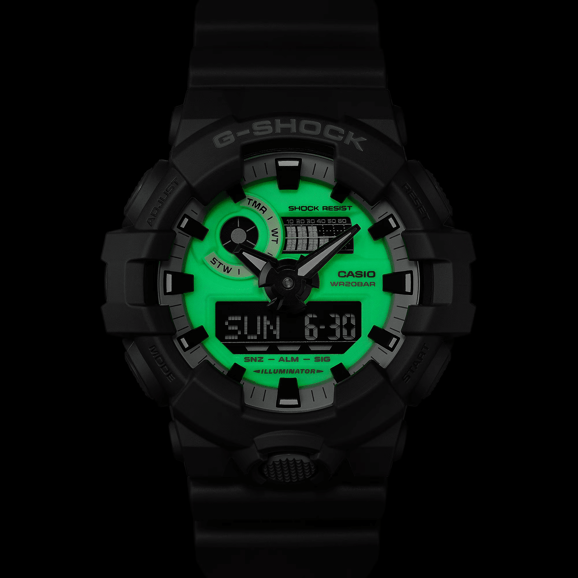 G Shock Hidden Glow Series GA700HD 8A