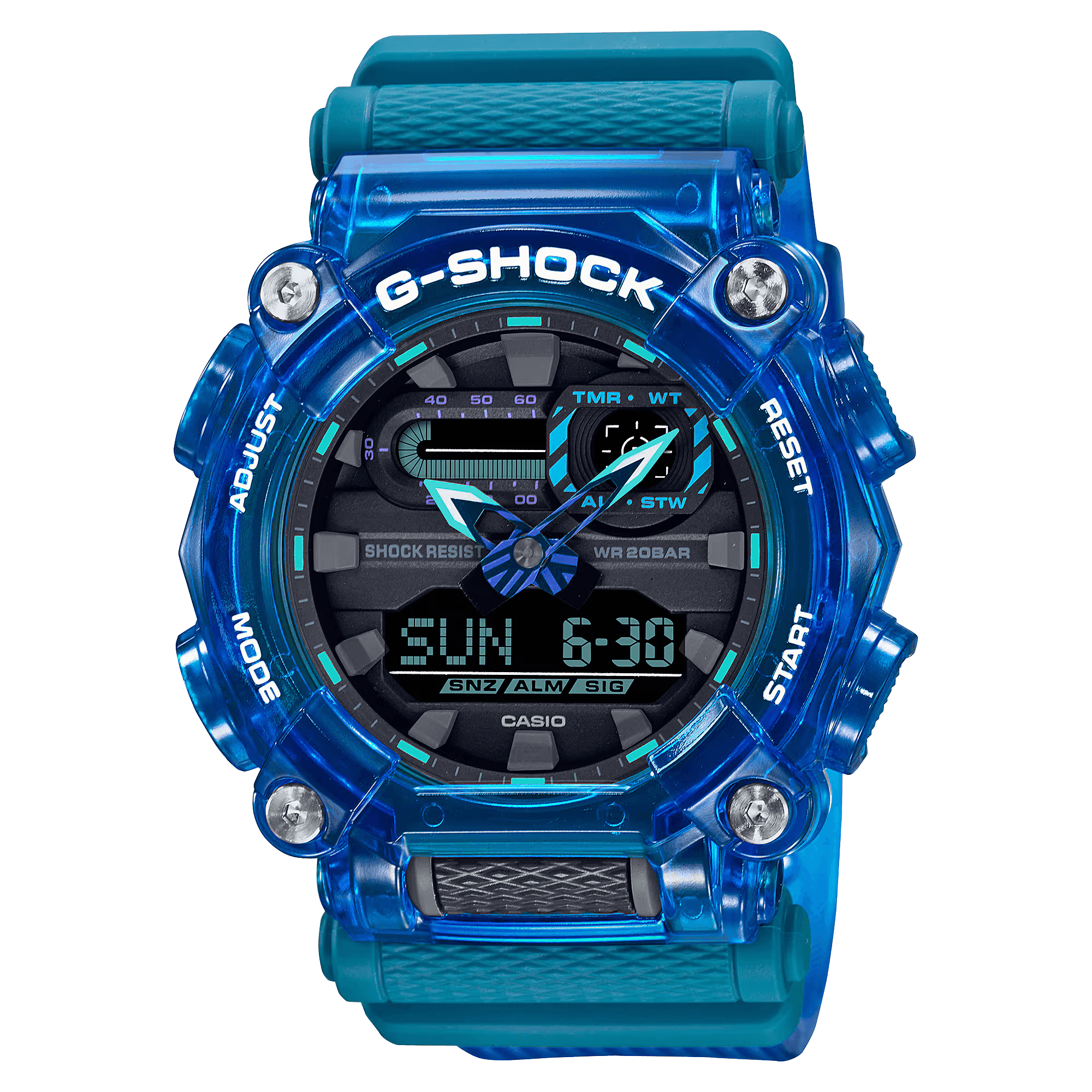 G-Shock Sound Waves Series Digital & Analogue Watch GA900SKL-2A / GA-900SKL-2A