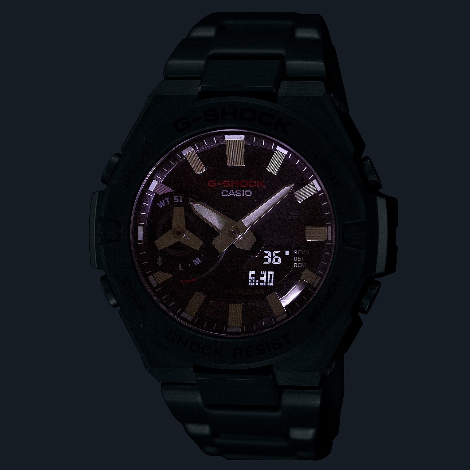 G-Shock G-Steel Sliver Analogue GSTB500D-1A / GST-B500D-1A