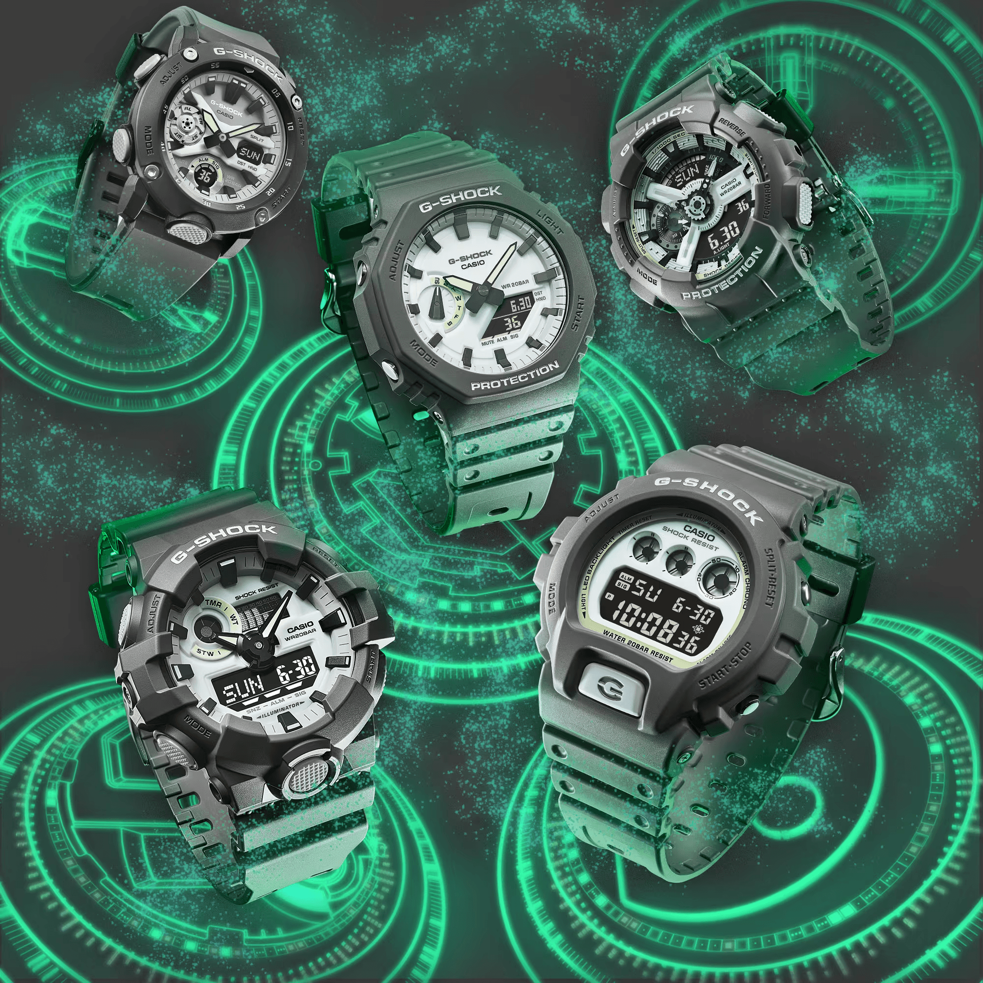 G-Shock Hidden Glow Series GA700HD-8A
