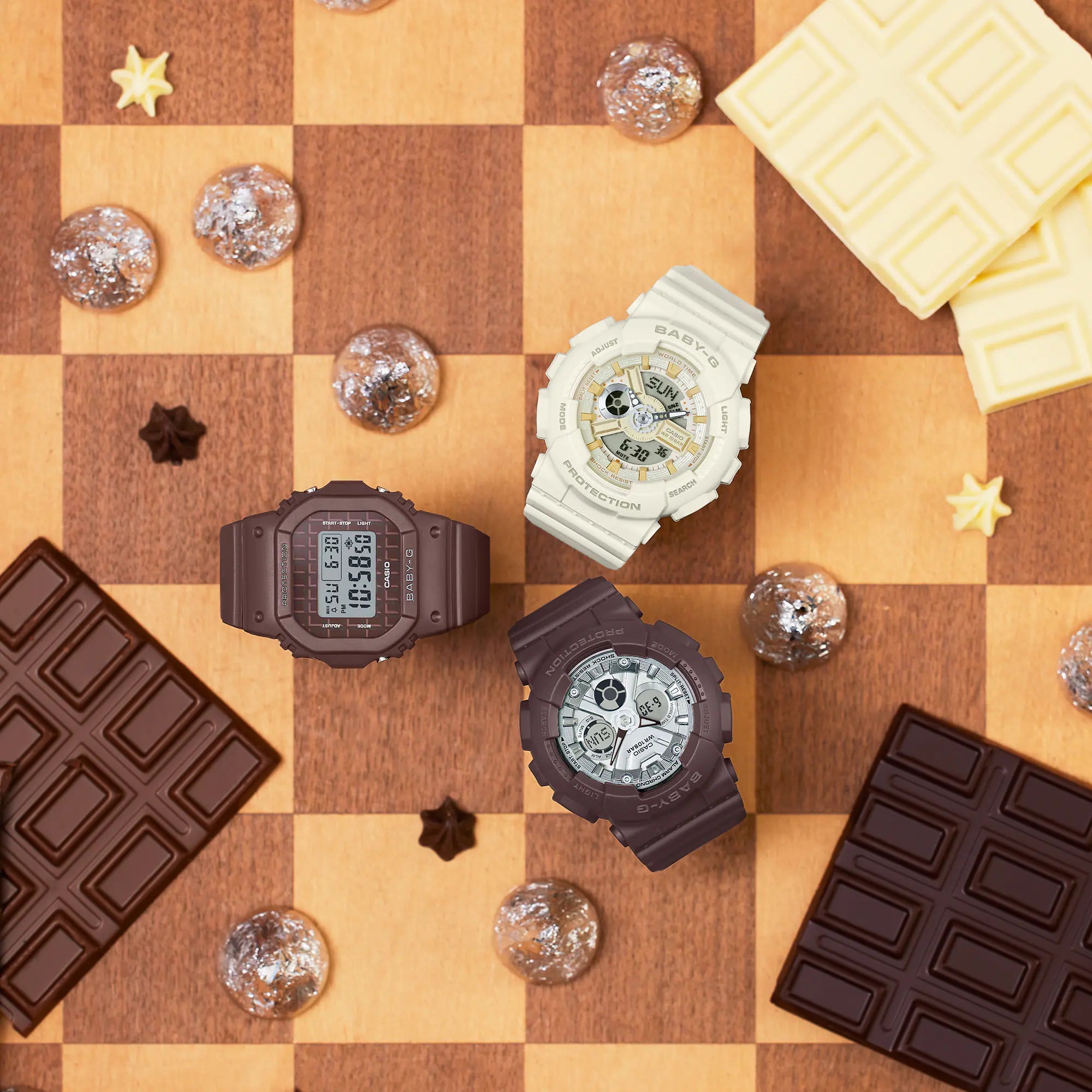 Baby G Chocolate Series BA130SW-5A