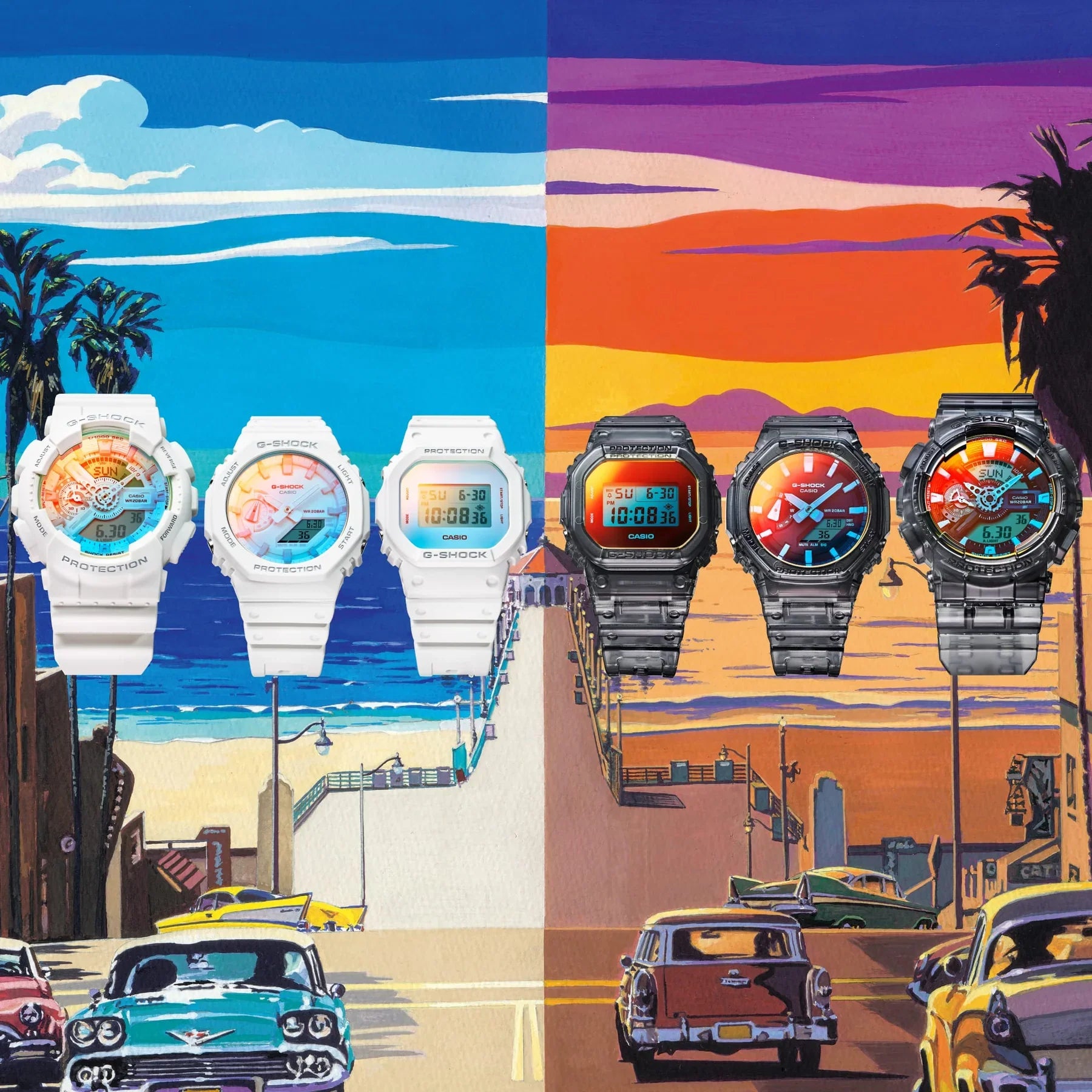 G Shock Beach Time Lapse Series DW5600TLS-8D