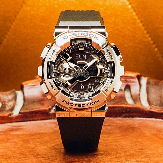 G-Shock Digital & Analogue G Steel Watch Metalized Series GM110-1A /  GM-110-1A