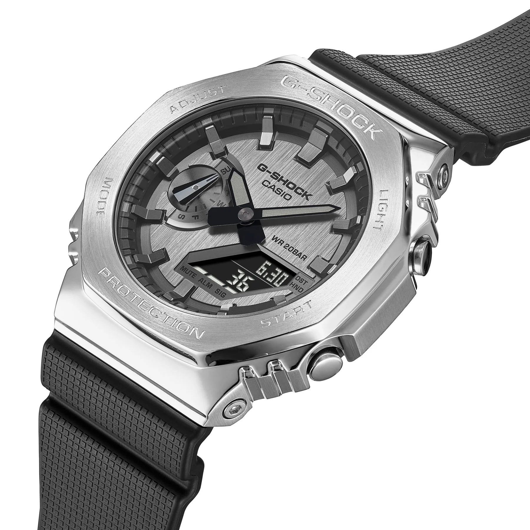 G-Shock Digital & Analogue G Steel Metalized Casioak Series GM2100-1A