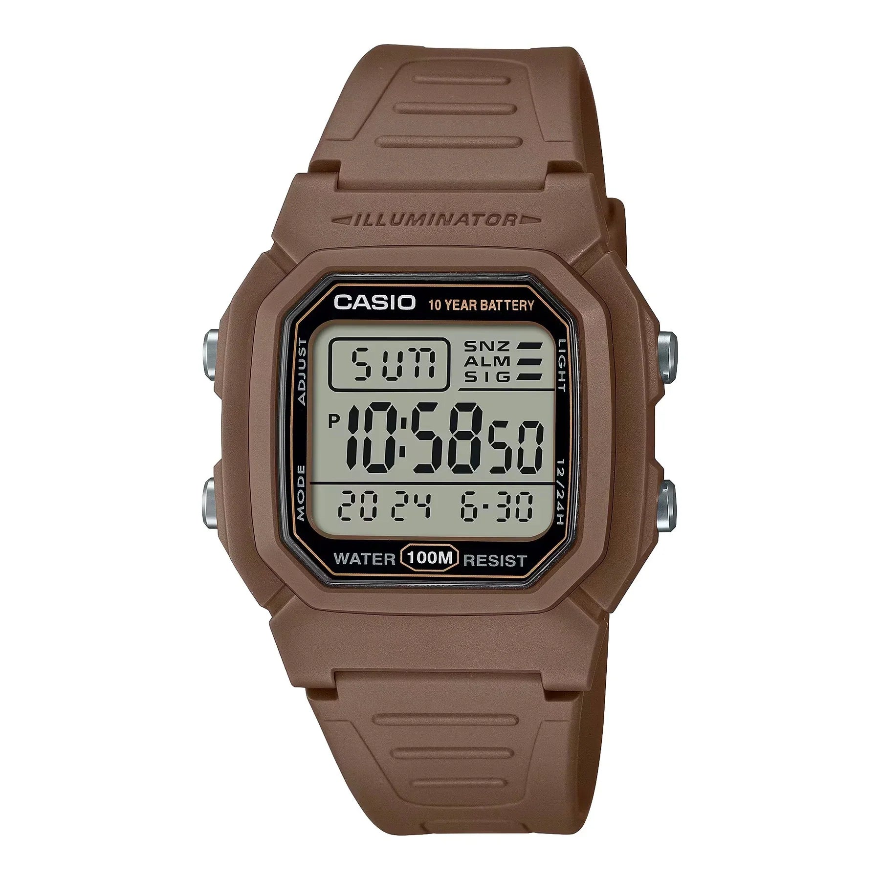 Casio 10 Year Battery Digital Watch W800H 5A